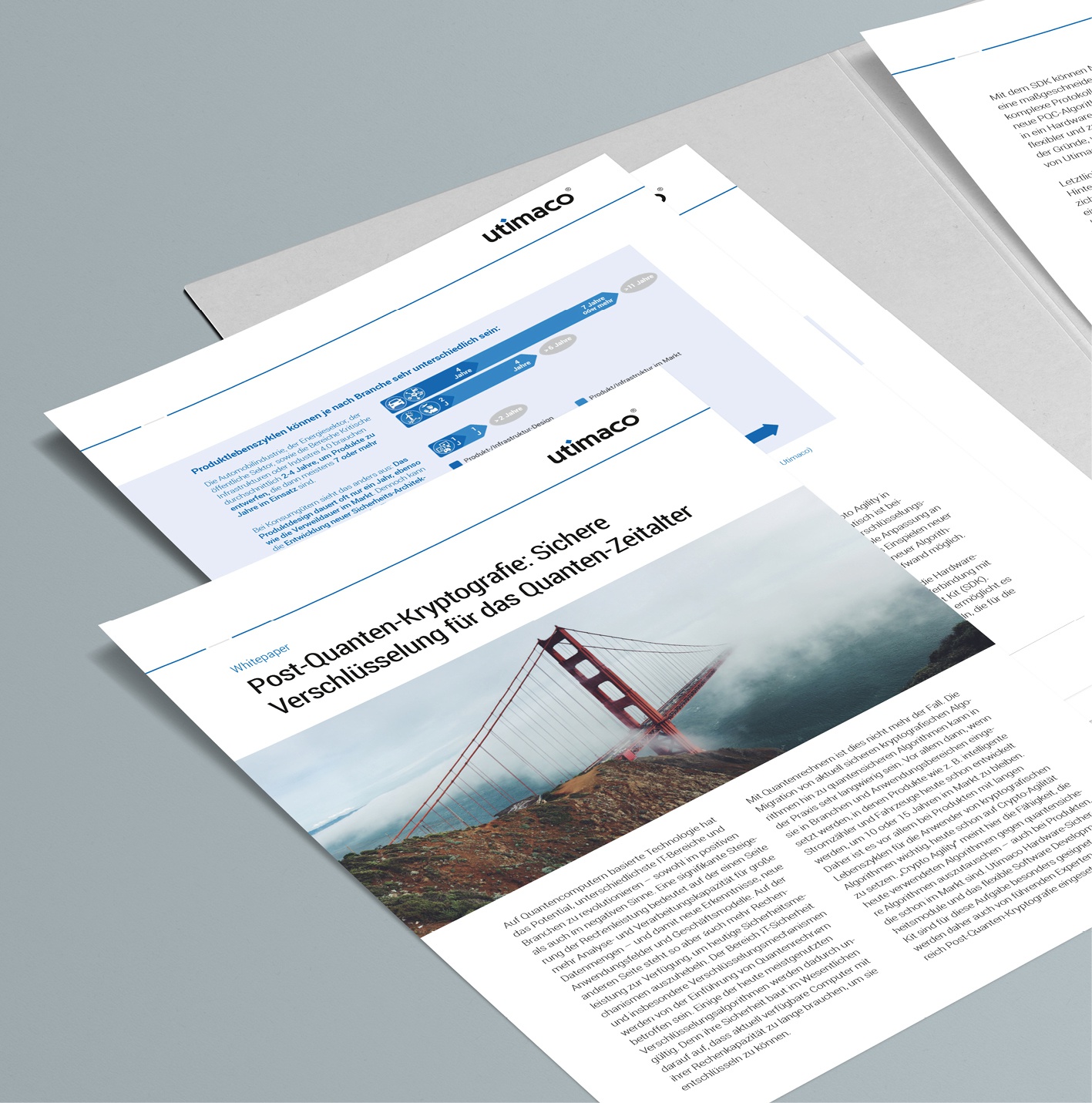 Whitepaper – Utimaco GmbH: Auftrag über Akima Media, Diverse Whitepaper – 6 bis 9-seitig in Einzelseiten, deutsch und englisch, Layoutkonzept, Umsetzung Grafikdesign, inkl. Template und Wordvorlagen