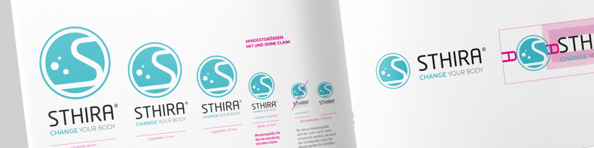 STHIRA: Logo und Corporate Design / Anzeigenkampagne mit 12 Motiven: Konzept, Icons, Grafik und Claims.